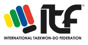 Logo de taekwondo ITF. INTERNATIONAL TAEKWONDO FEDERATION