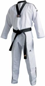 Uniforme de taekwondo Adidas 3 tiras dobok 
