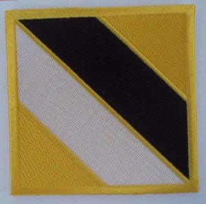 insignia intructor internacional taekwondo itf sabon nim amarillo negro blanco amarillo
