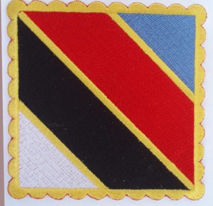 insignia gran master taekwondo itf sasong nim azul rojo negro blanco